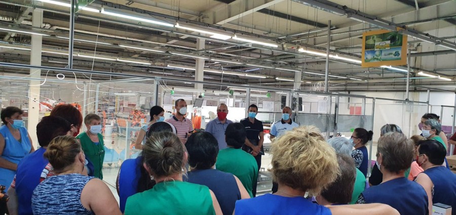 Acțiune de prevenire a răspândirii COVID-19, la Sântana