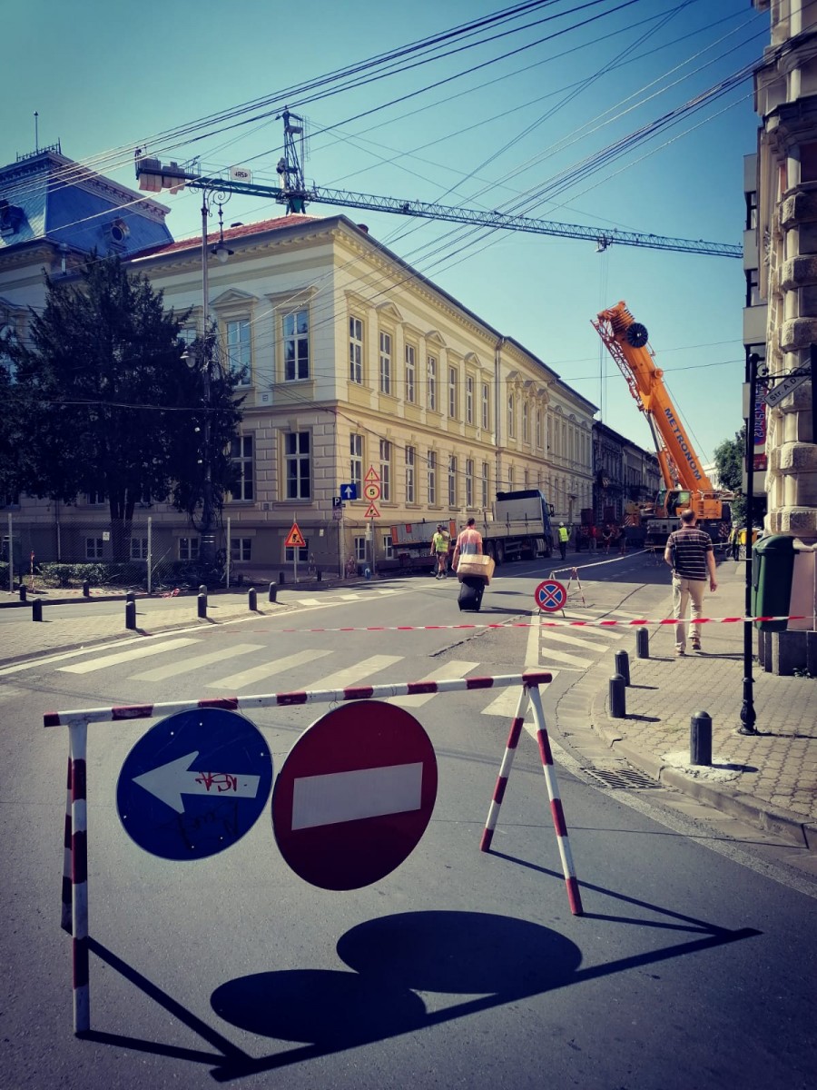 Trafic restricționat pe Bulevardul Decebal