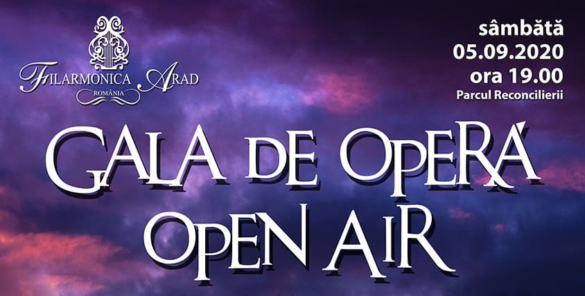 Gala de operă – Open Air – 5 Septembrie