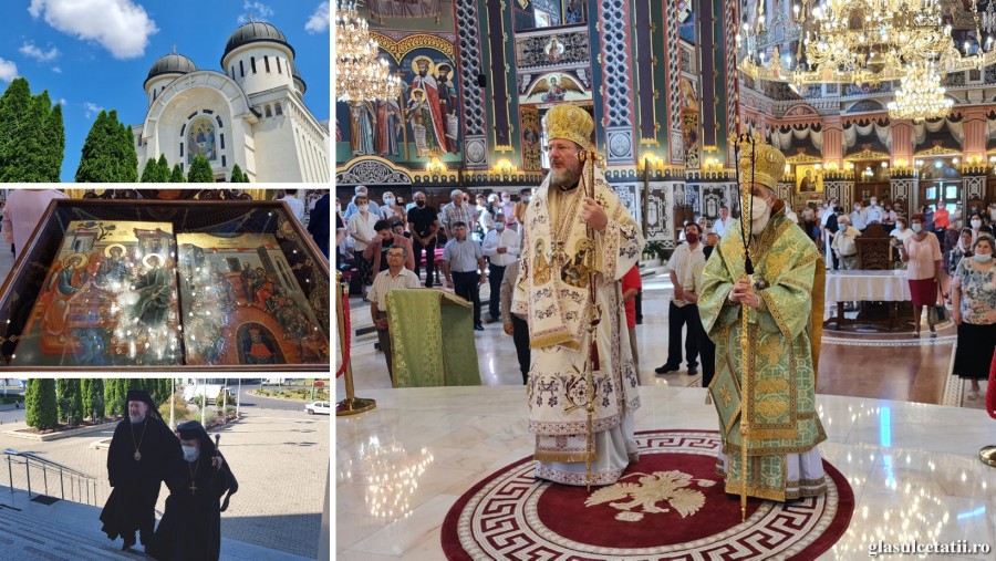 Catedrala Arhiepiscopală ”Sfânta Treime” din Arad și-a serbat hramul în prezența celor doi Ierarhi arădeni