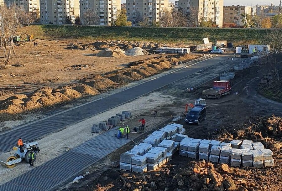 Parcul în construcție din Micălaca zona 300 este un model de dezvoltare pentru Arad