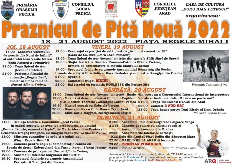 Se apropie ,,Praznicul de Pită Nouă,, de la Pecica