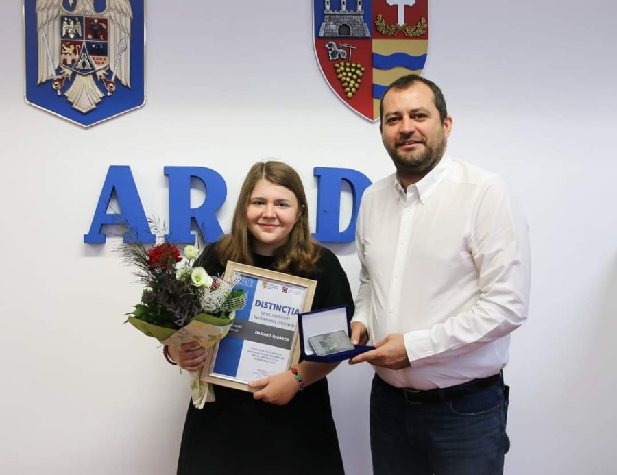 Diploma „Bene Merenti” pentru Damaris Parasca