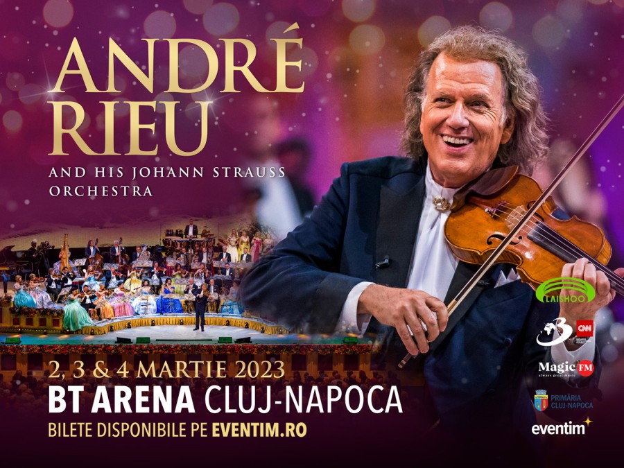 ANDRÉ RIEU anunță cel de-al treilea concert la BT Arena Cluj-Napoca!