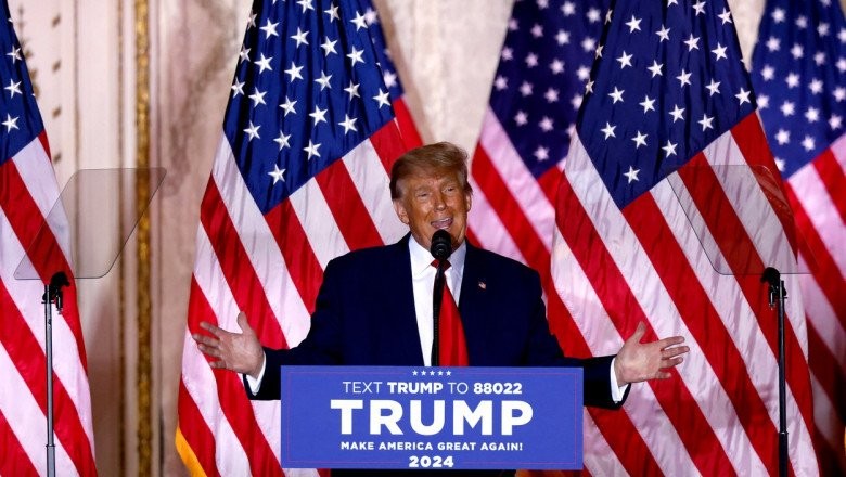 Donald Trump şi-a anunțat candidatura la alegerile prezidenţiale din 2024