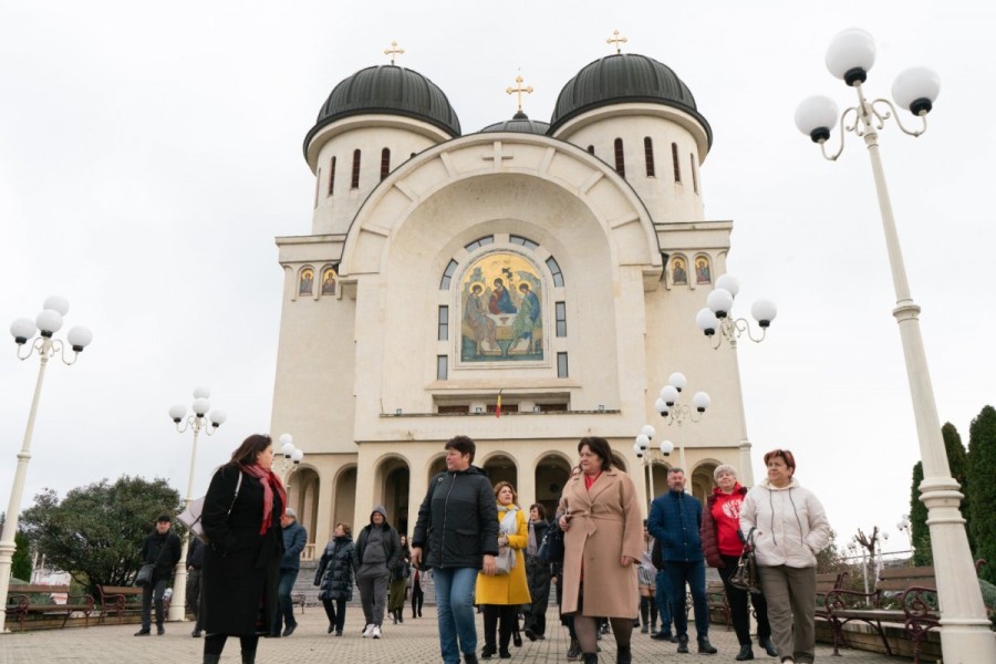 Turul municipiului Arad pentru o delegaţie din Basarabia (FOTO)