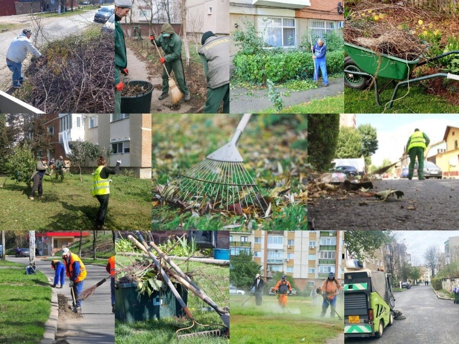 Începe curăţenia generală de primăvară și colectarea biodeșeurilor; care este programul anunţat de Primărie