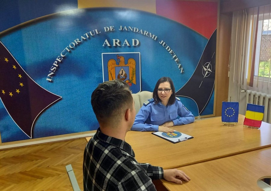 Jandarmeria Arad recrutează candidați pentru școlile militare