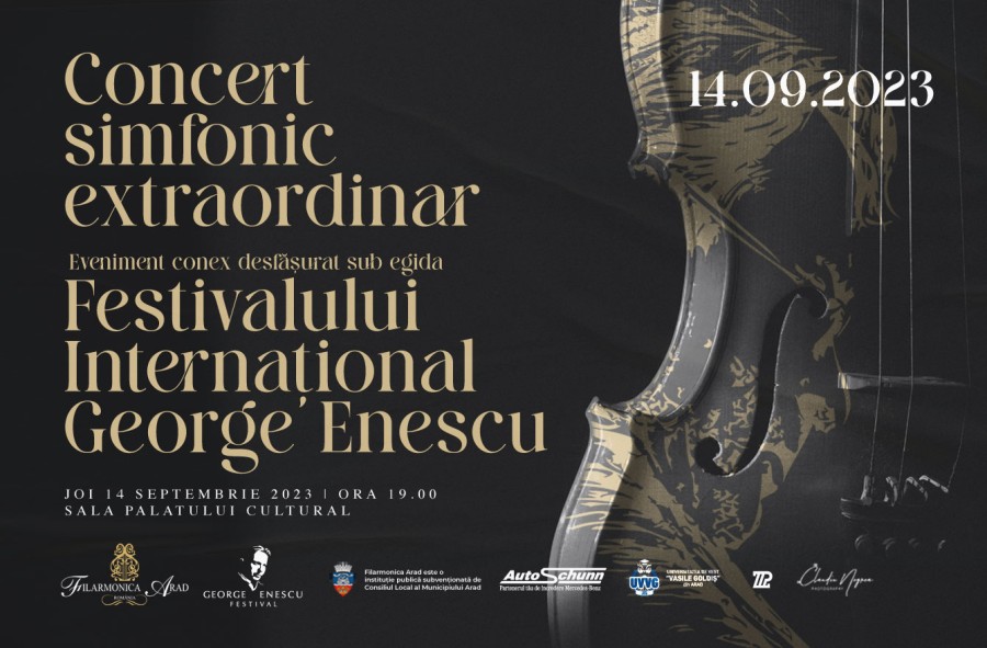 FILARMONICA ARAD ÎN FESTIVALUL „GEORGE ENESCU” 2023