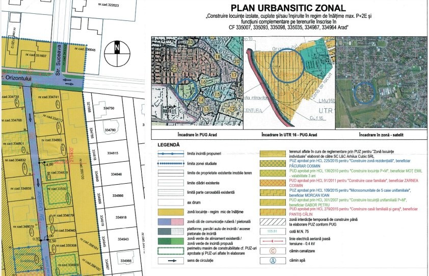 PUZ pentru o nouă zonă rezidenţială în Bujac