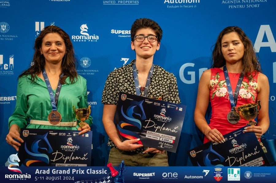 Șahistul maghiar Adam Kozak a câștigat Arad Grand Prix Classic 2024