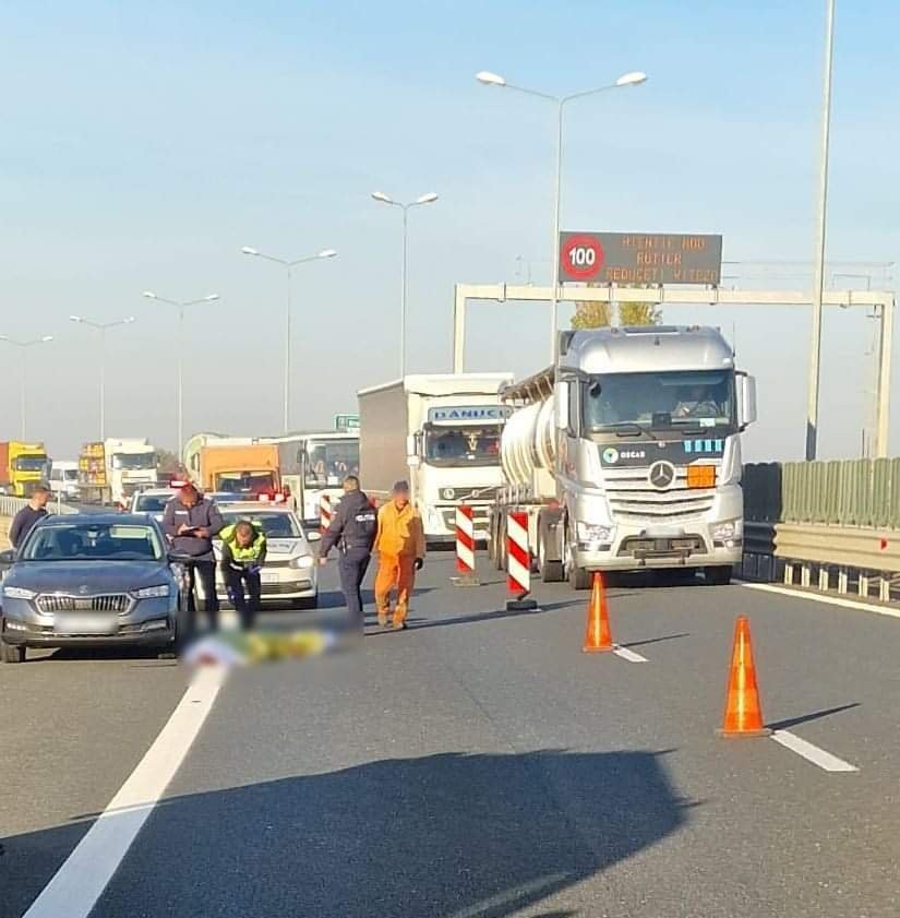 Accident mortal pe Autostrada Arad-Timișoara