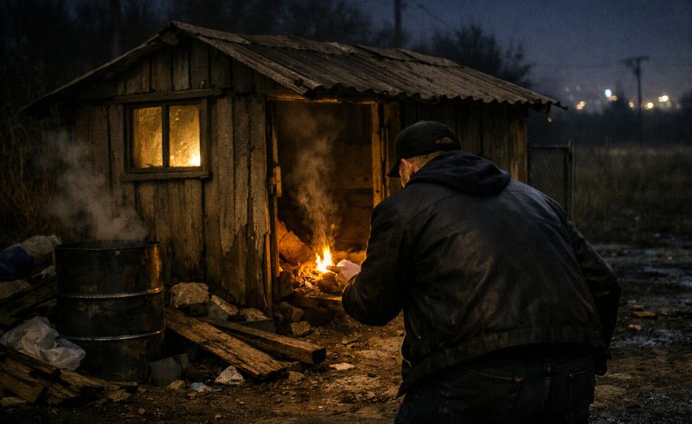 Incendiu lângă Adăpostul de noapte din Arad: viața unei persoane, pusă în pericol; piromanul a fost prins