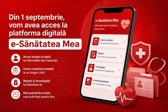 Platforma e-Sănătatea Mea devine funcțională la nivel național