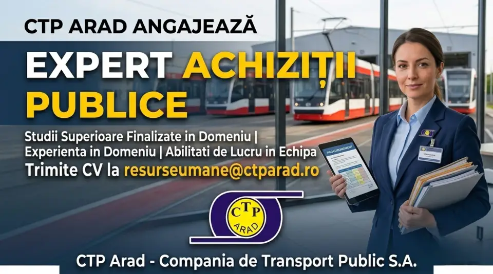 Compania de Transport Public angajeaza