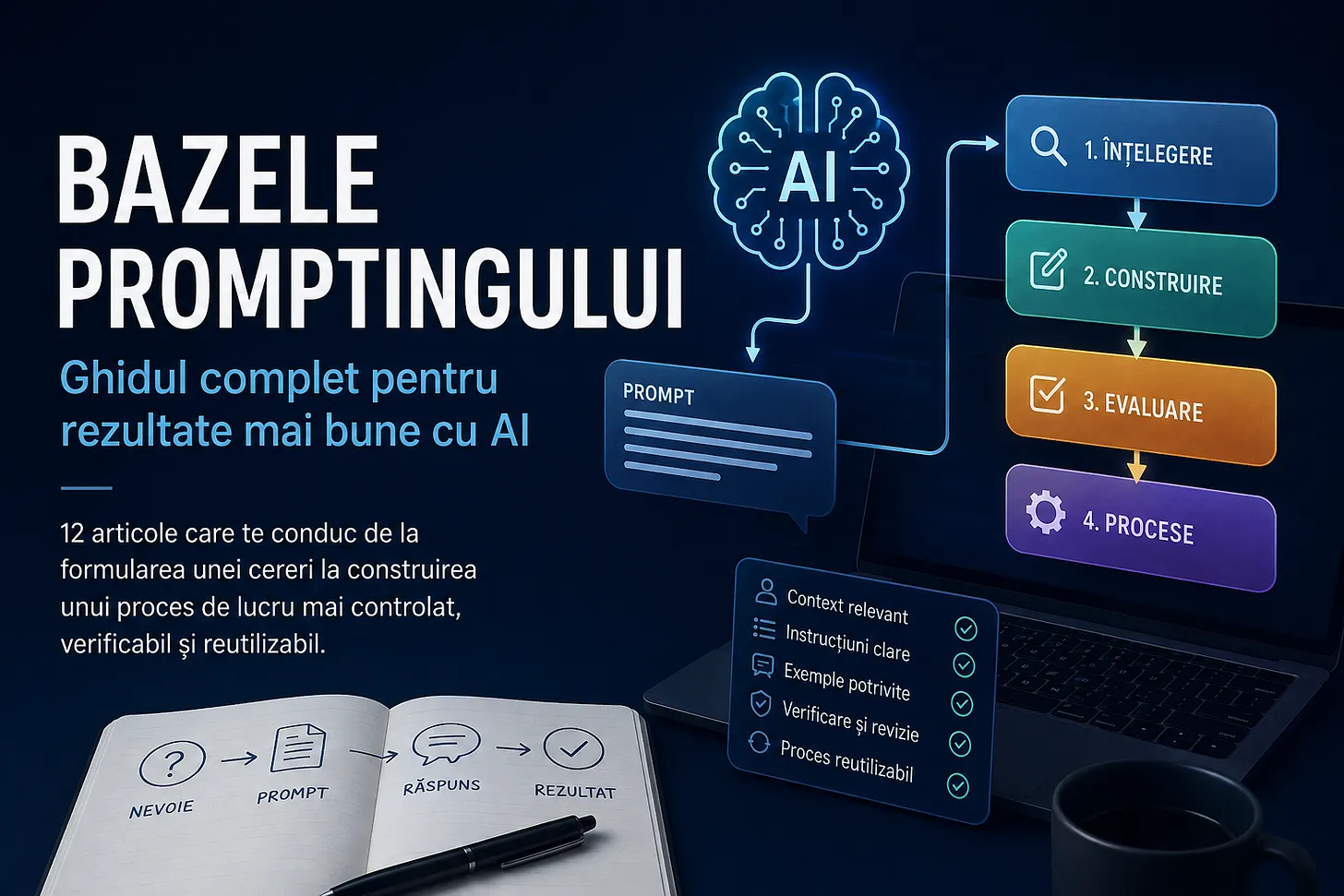 Bazele promptingului: ghidul complet pentru rezultate mai bune cu AI