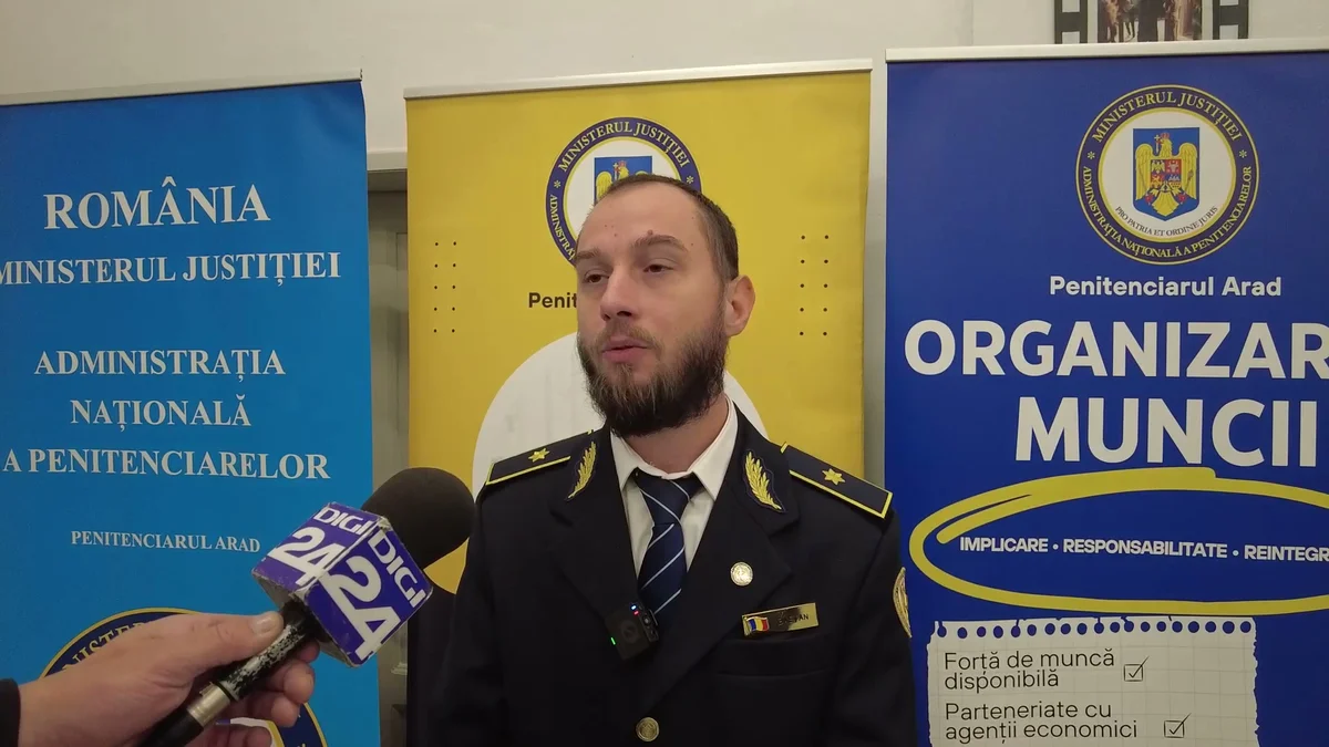Penitenciarul Arad: 100 de deținuți au întâlnit angajatori